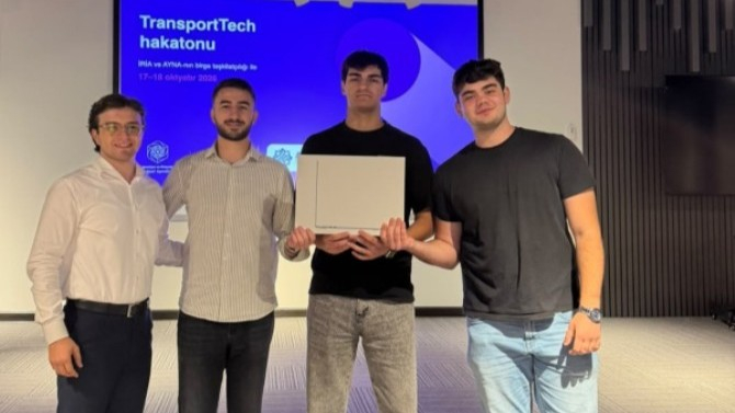 UNEC komandası nəqliyyat sektorunda innovativ layihəsi ilə I yeri qazandı