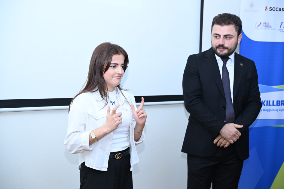 Mədəniyyət və Sənətkarlıq üzrə Bakı Dövlət Peşə Təhsili Mərkəzində inklüziv təlim və tədris mərkəzi yaradılıb