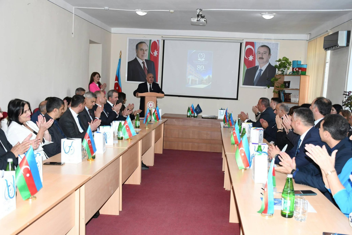 Göyçay Dövlət İdarəetmə və Texnologiya Kollecinin 80 illik yubileyi qeyd olunub