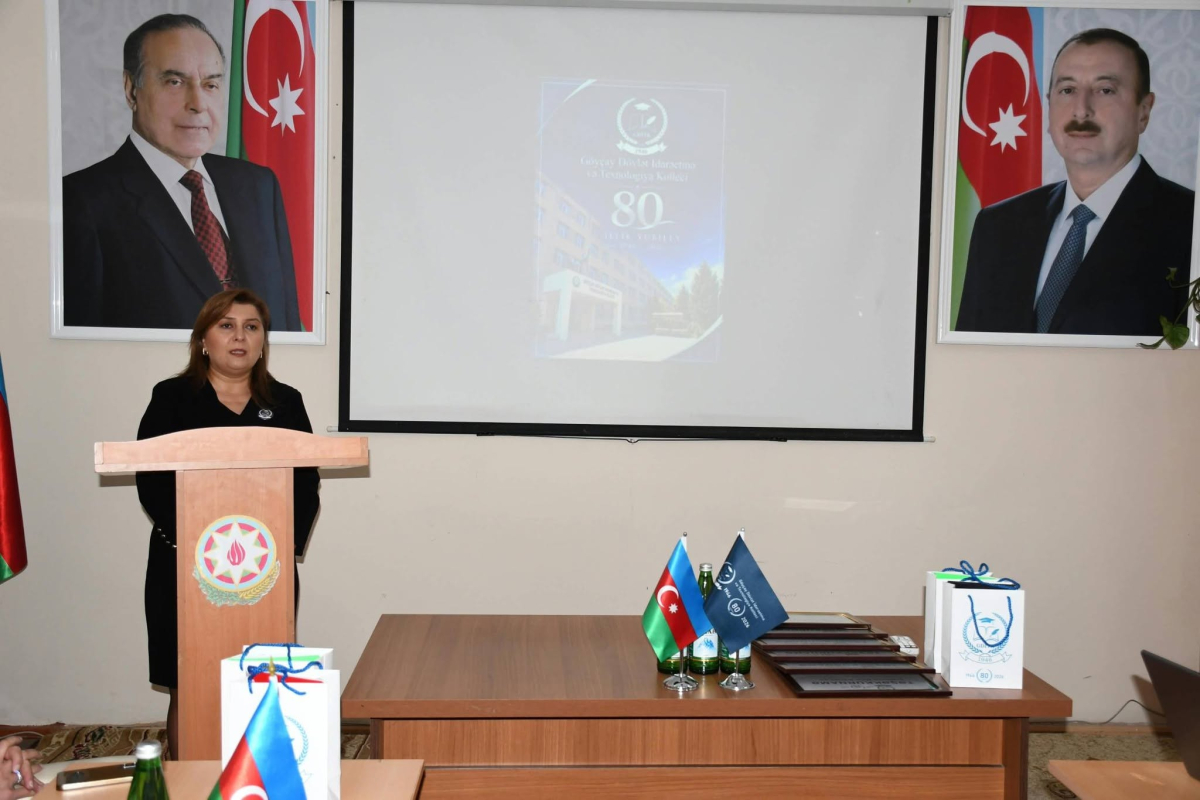 Göyçay Dövlət İdarəetmə və Texnologiya Kollecinin 80 illik yubileyi qeyd olunub