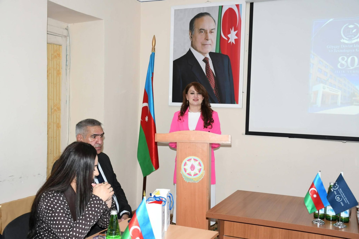 Göyçay Dövlət İdarəetmə və Texnologiya Kollecinin 80 illik yubileyi qeyd olunub
