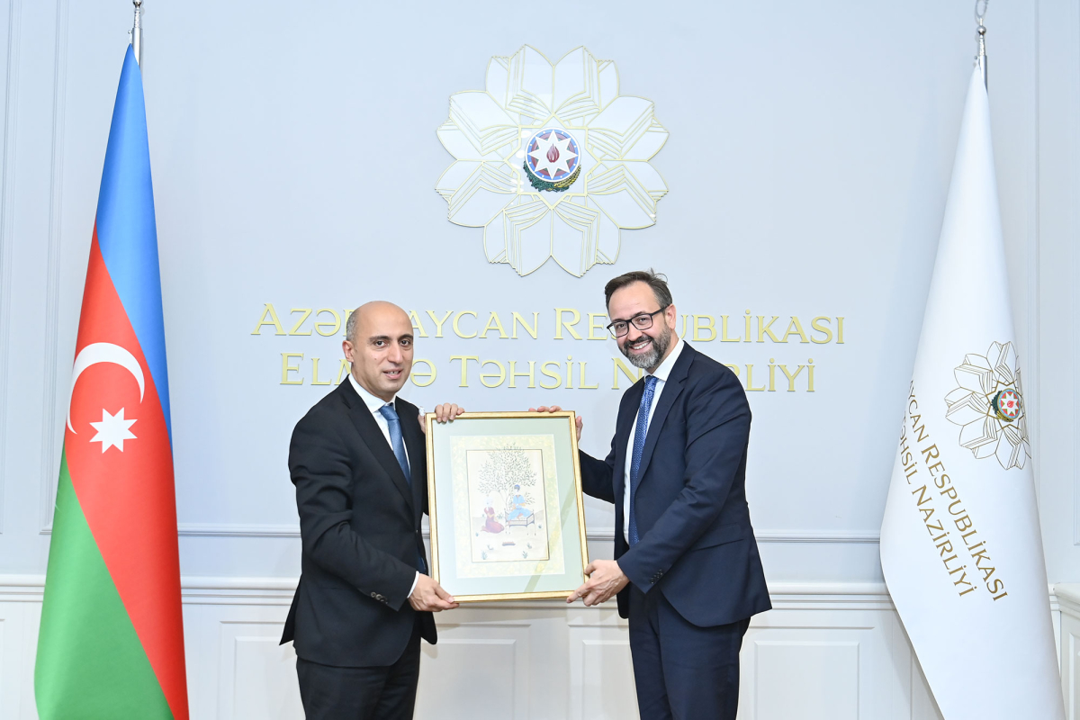 Elm və təhsil naziri Almaniyanın Saksoniya federal torpağının elm naziri ilə görüşüb