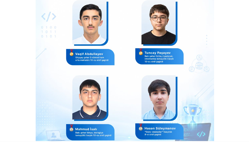 Məktəblilərimiz Rumıniyadakı beynəlxalq müsabiqədə 4 medal qazanıblar