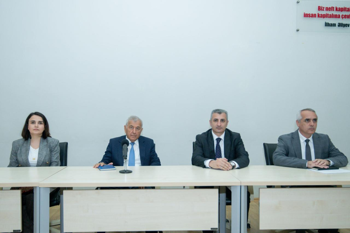 BMU-da PKTU-BMU Mühəndislik fakültəsinin ilk tələbələri ilə görüş keçirilib