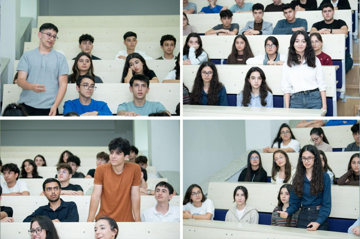 BMU-da PKTU-BMU Mühəndislik fakültəsinin ilk tələbələri ilə görüş keçirilib