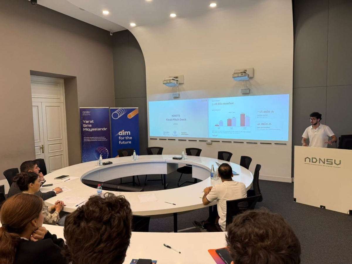 ADNSU-da “Pre-Demo Day” tədbiri keçirilib