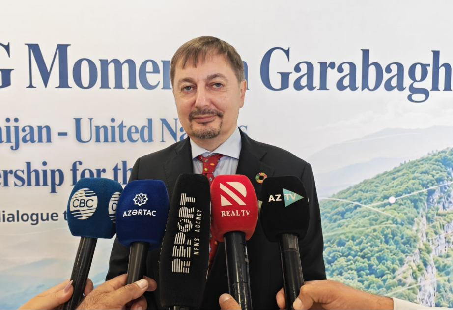 Dmitro Şlapaçenko: BMT agentliklərinin əməkdaşları Qarabağ Universitetində məruzələrlə çıxış edə bilərlər