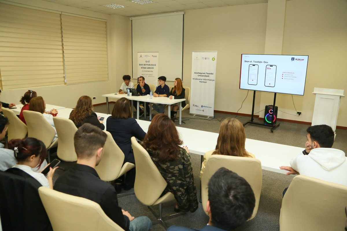 AzTU-nun “BookLoop” platforması Bakı Beynəlxalq Kitab Sərgisində təqdim olunub