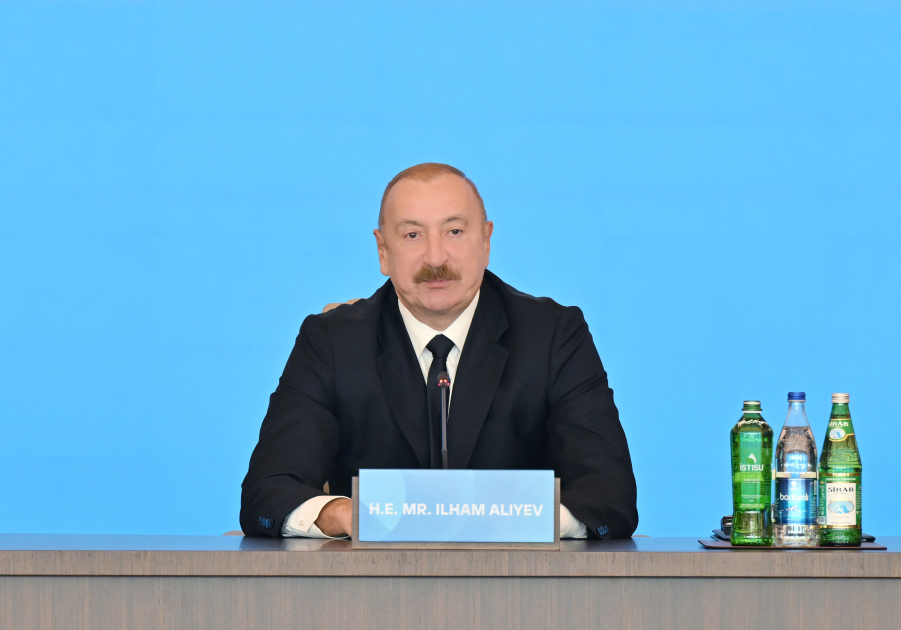 Prezident İlham Əliyev: İdeoloji risklər fiziki risklər qədər təhlükəlidir