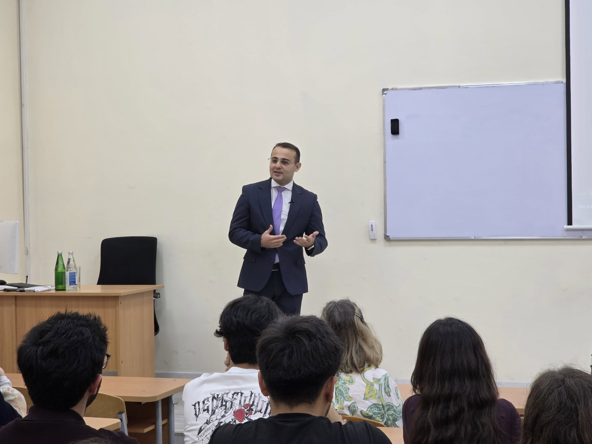 Oksford universitetinin məzunu, gənc mütəxəssis TAU tələbələrinə seminar keçib