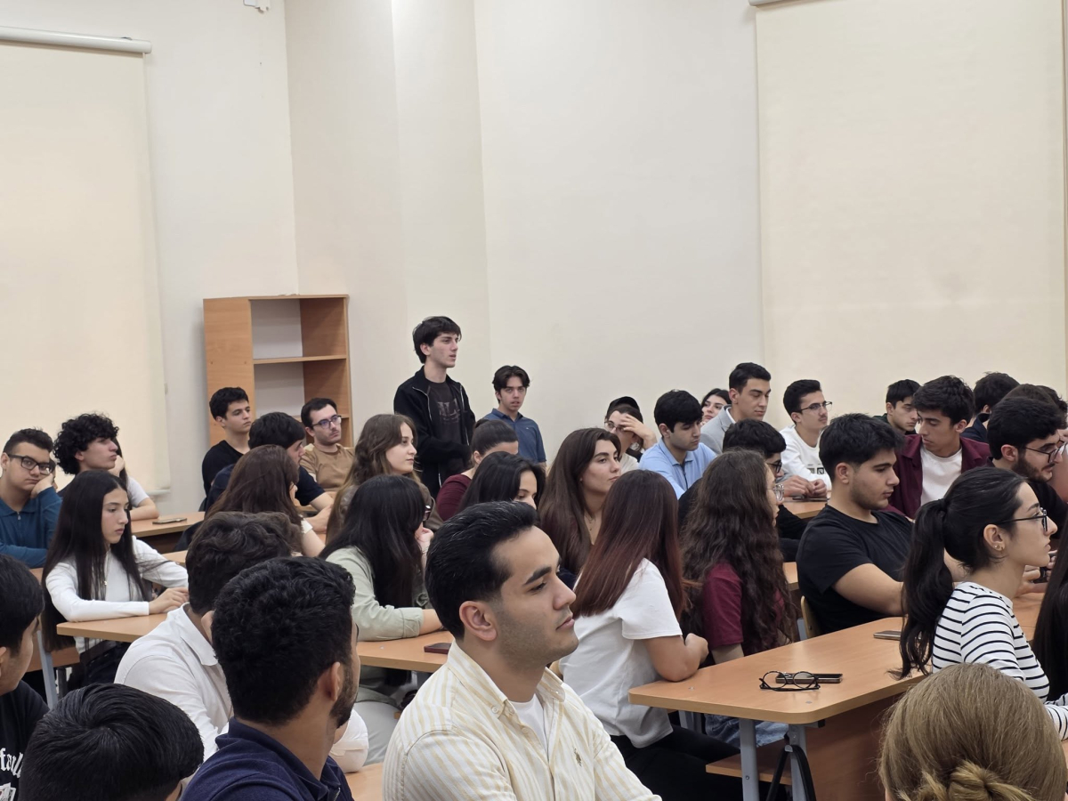 Oksford universitetinin məzunu, gənc mütəxəssis TAU tələbələrinə seminar keçib