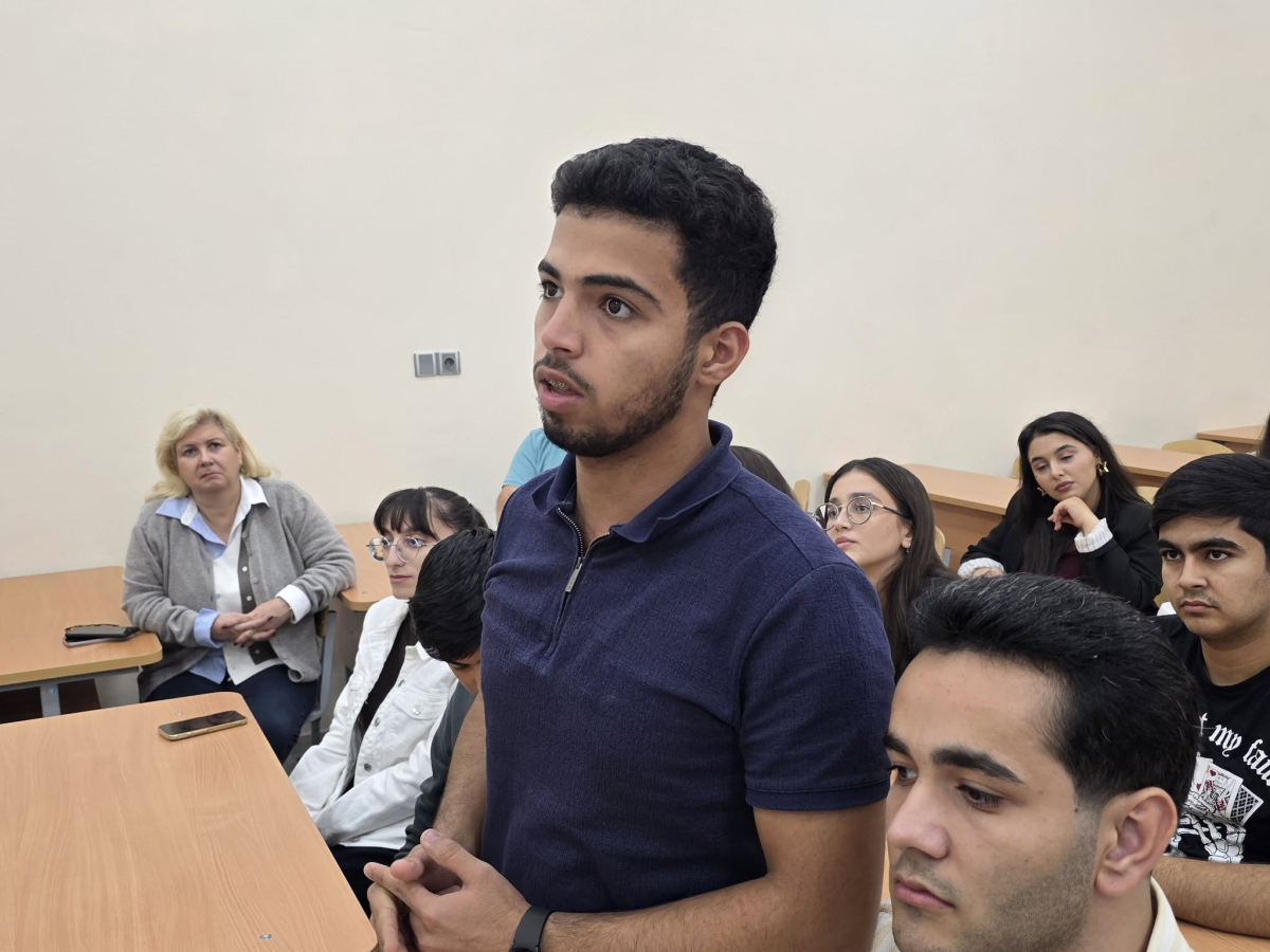 Oksford universitetinin məzunu, gənc mütəxəssis TAU tələbələrinə seminar keçib