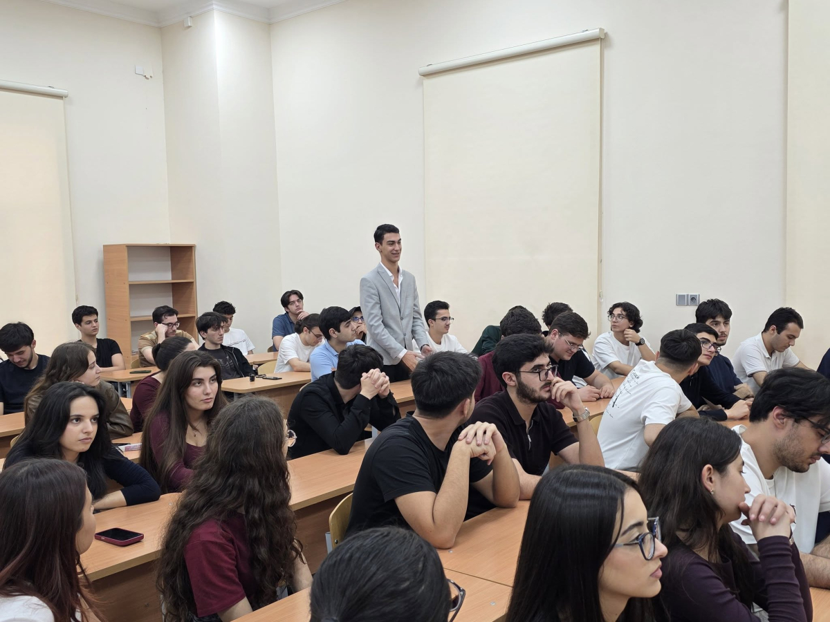 Oksford universitetinin məzunu, gənc mütəxəssis TAU tələbələrinə seminar keçib
