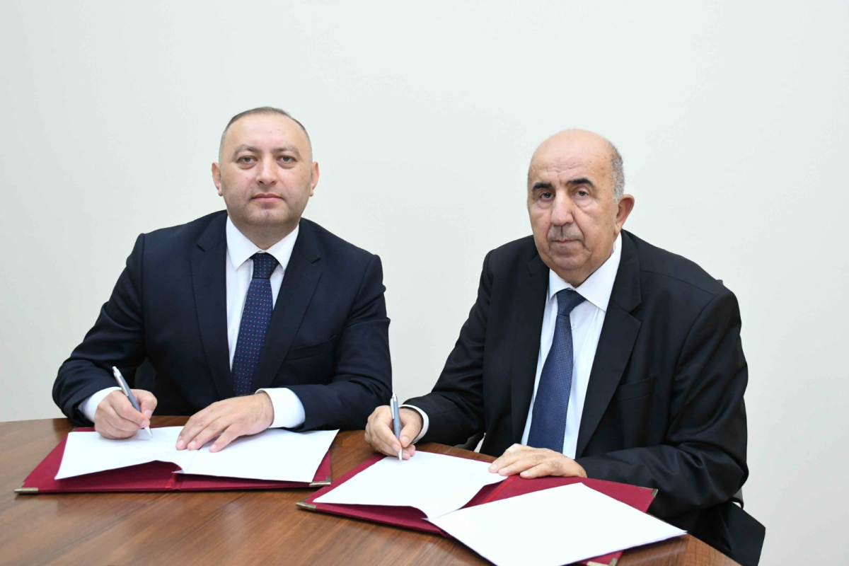 ADAU ilə Neft-Kimya Prosesləri İnstitutu arasında memorandum imzalanıb