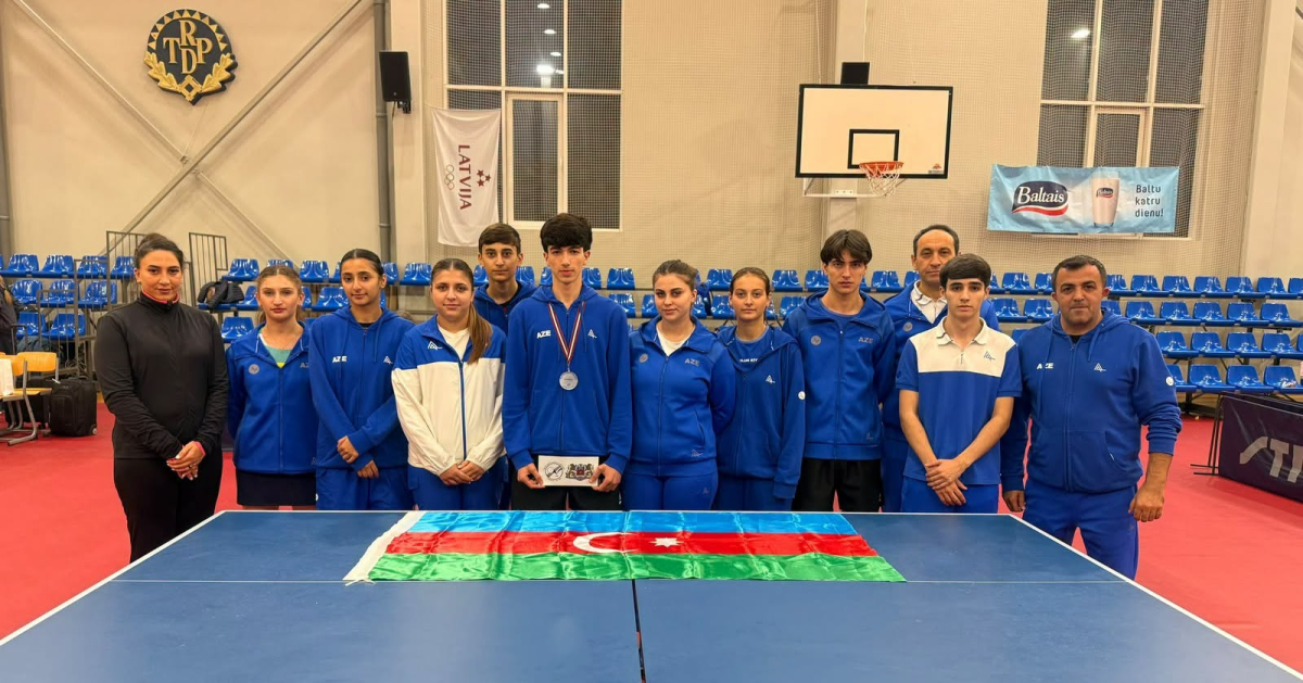 Məktəblimiz Latviyada bürünc medal qazanıb